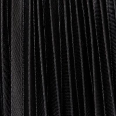 Black pleated skater skirt