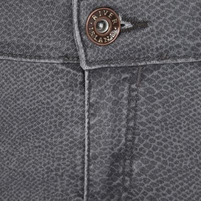 Grey snakeskin print Ellys super skinny jeans