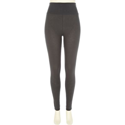 Grey high waisted leggings