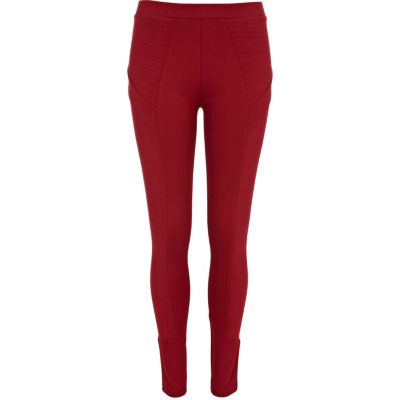 Red ponti legging