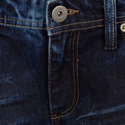 Dark denim Cassie low rise boyfriend jeans