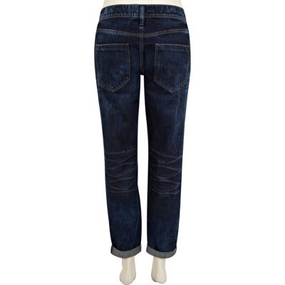 Dark denim Cassie low rise boyfriend jeans