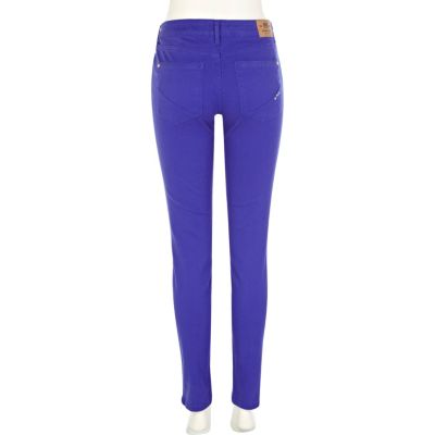 Bright blue super skinny Amelie jeans