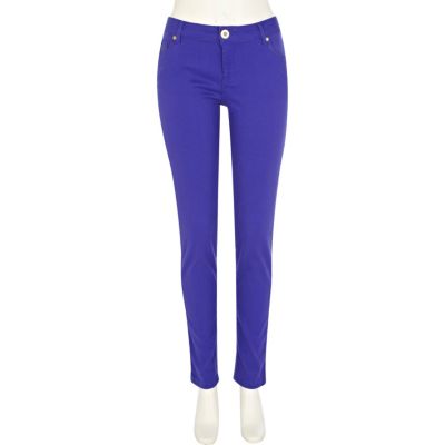 Bright blue super skinny Amelie jeans