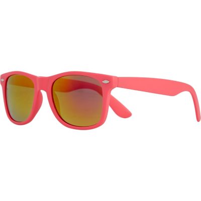 Bright pink retro sunglasses