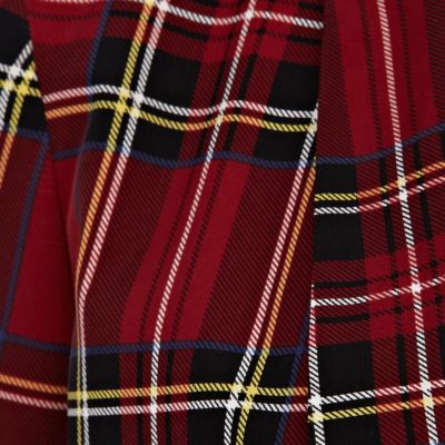 Red tartan blazer