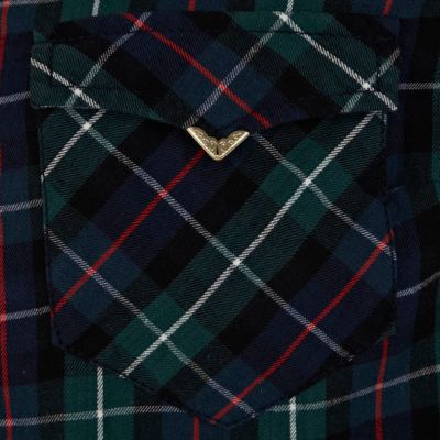 Green check shirt