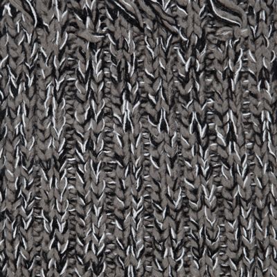 Grey marl basket weave scarf 