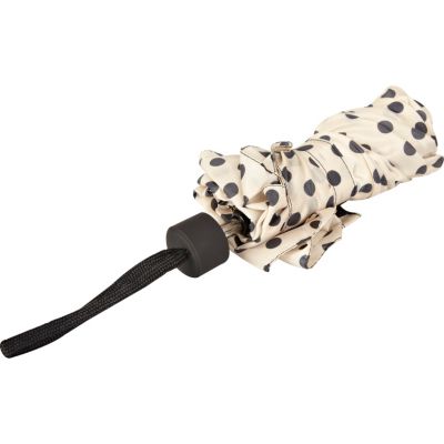 Cream polka dot umbrella