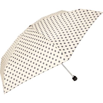 Cream polka dot umbrella
