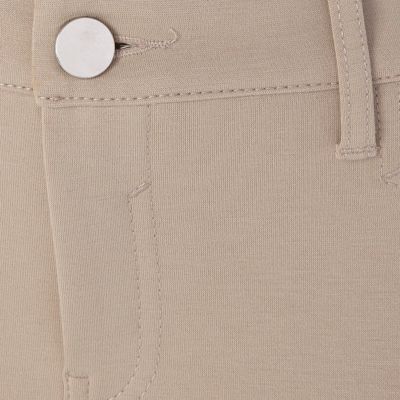 Light beige skinny trousers