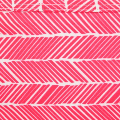 Pink zig zag print bikini bottoms