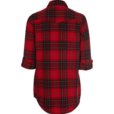 Red check shirt