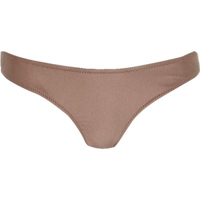 Brown Pacha metallic bikini bottoms