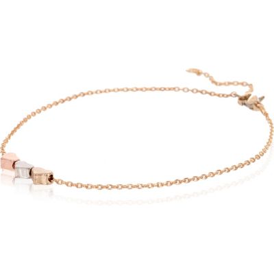 Gold tone heart bracelet