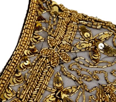Gold luxury embellished collar