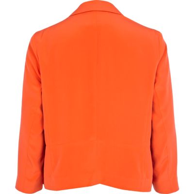 Bright orange blazer