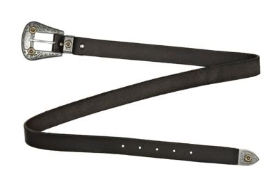Black western skinny jeans belt
