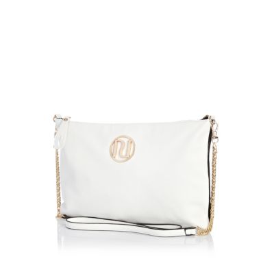 White cross body mini bag