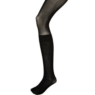 Black knee high sock style tights