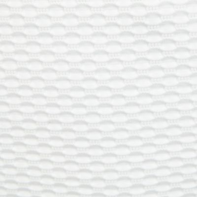 White textured zip bikini bottoms