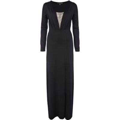 Black Little Mistress embellished maxi dress