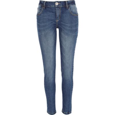 Mid wash Amelie superskinny jeans