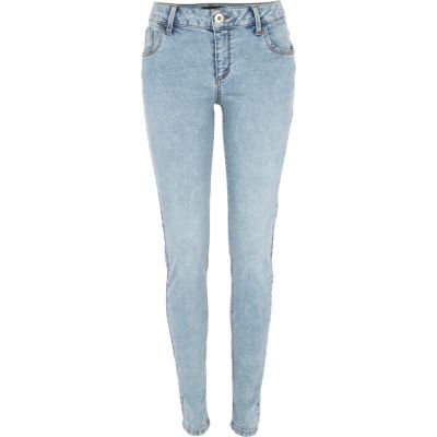 Light wash Amelie superskinny jeans