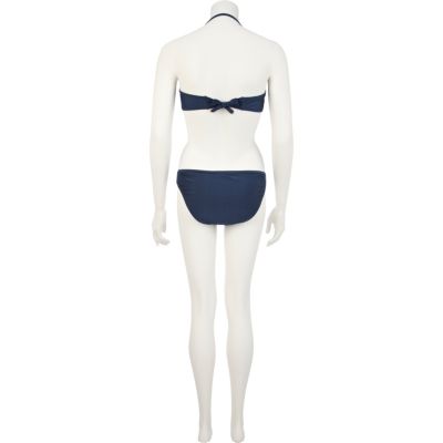 Blue diamante skull bikini bottoms