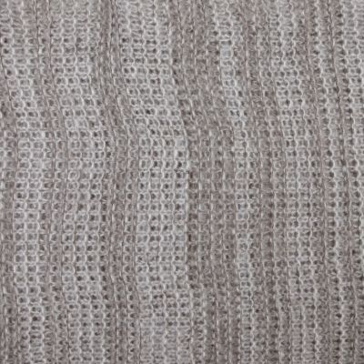 Grey open weave snood