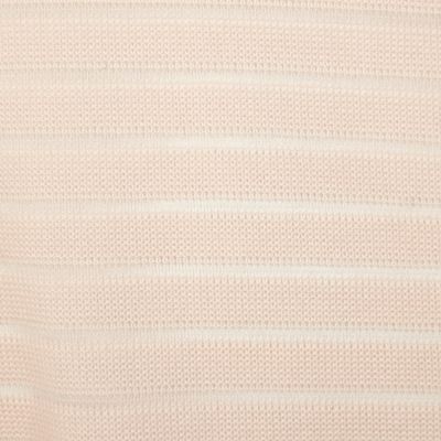 Beige subtle stripe boxy t-shirt