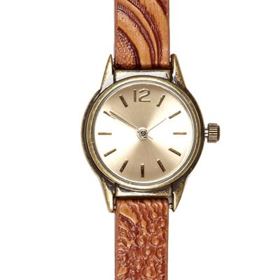 Brown western watch