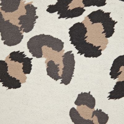 Cream animal print sweatshirt