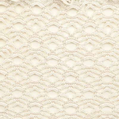 Cream crochet bikini briefs