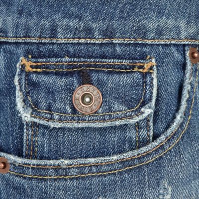 Mid wash distressed Cassie boyfriend jeans
