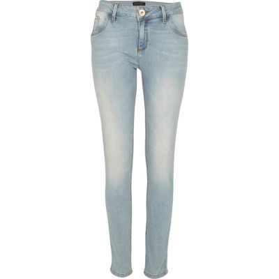 Light wash Amelie superskinny jeans