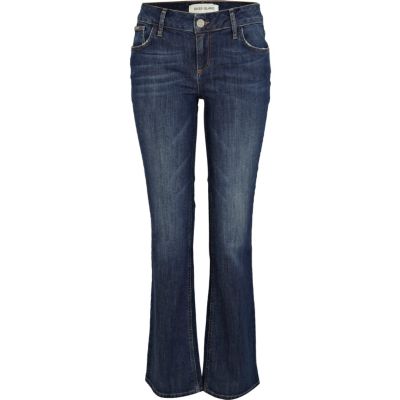Mid wash Cleo bootcut jeans