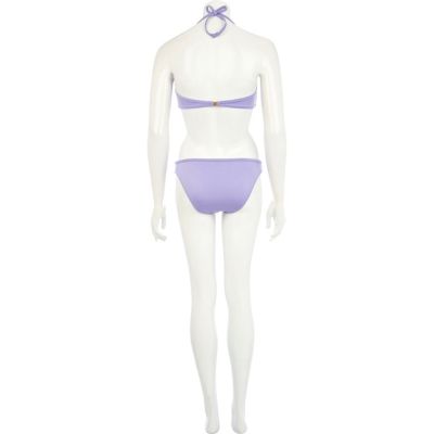 Purple knot bikini bottoms