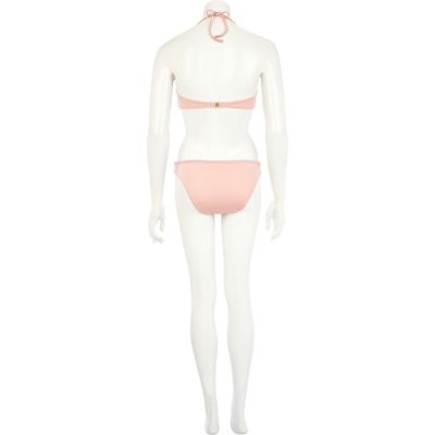 Pink knot bikini bottoms