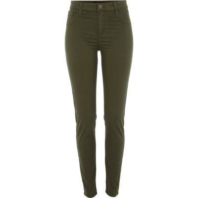 Khaki green Molly jeggings