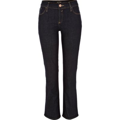 Dark wash Nicole straight jeans