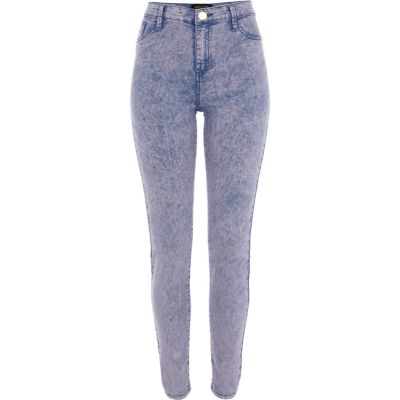 Pink acid wash Molly jeggings