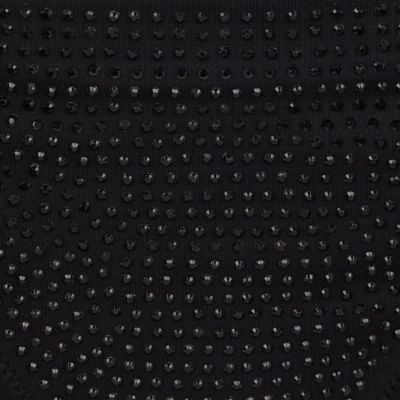 Black diamante bikini bottoms