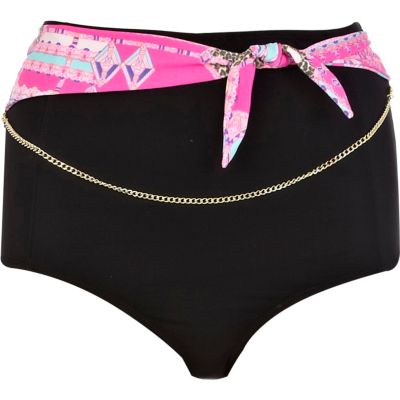 Pink Pacha wrapped waist bikini bottoms