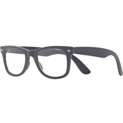Grey matte retro glasses
