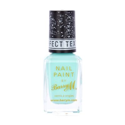 Turquoise Barry M texture nail varnish