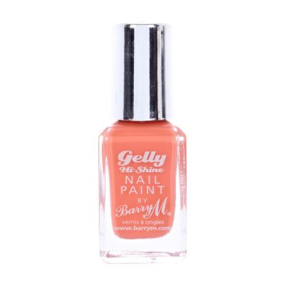 Coral Barry M Gelly nail varnish