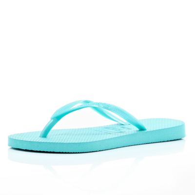 Bright blue slim Havaianas