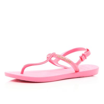 Pink toe post sandal Havaianas