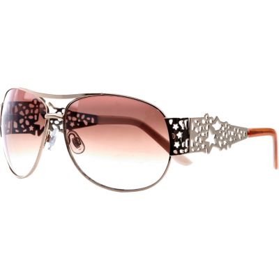 Gold cut out star aviator sunglasses